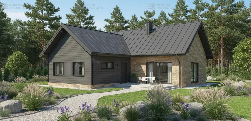 Проект Двухэтажный дом 17 на 10, 204 м2