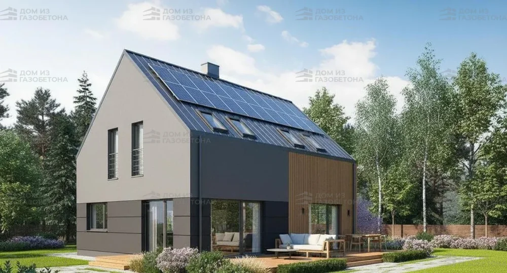 Проект Двухэтажный дом 15 на 10, 189 м2