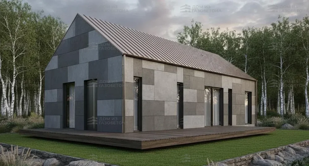 Проект Одноэтажный дом 9 на 16, 92 м2