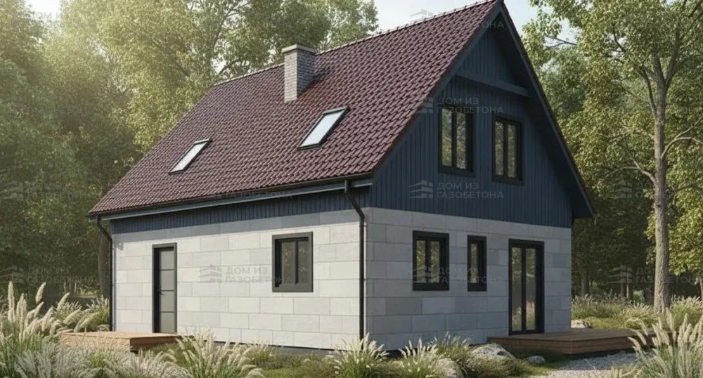 Проект Двухэтажный дом 11 на 13, 181 м2