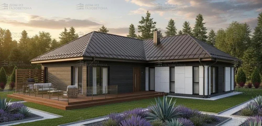 Проект Двухэтажный дом 17 на 19, 291 м2